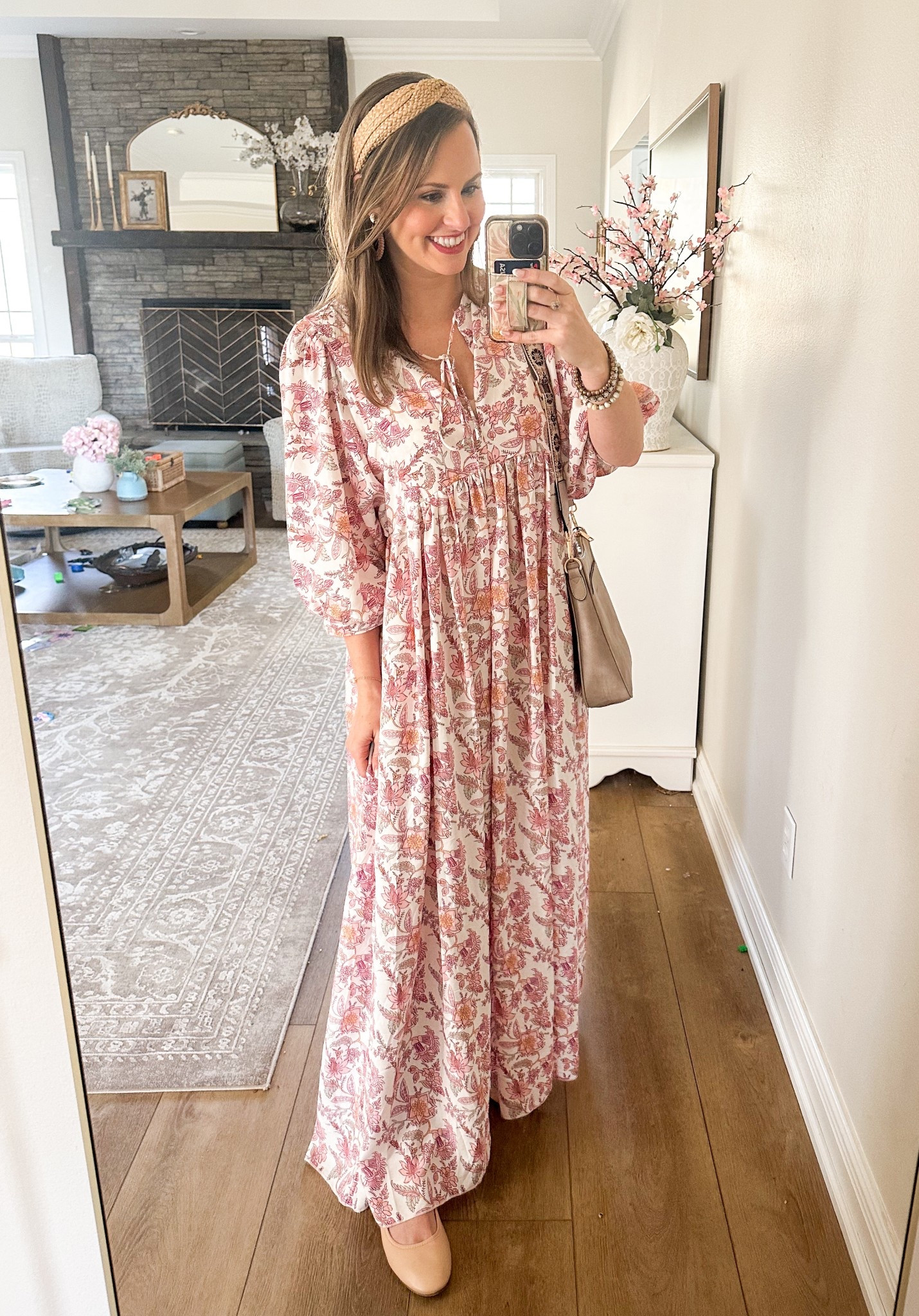 Spring outfit I wore to church today! Got so many compliments on this new spring maxi dress. It’s so flowy & feminine with the perfect floral print & colors!! 😍 Wearing size M, probably could size down in this one, as it runs big. Would be a gorgeous Easter dress, baby shower outfit, vacation look, Mother’s Day outfit or wear to graduation! Dress it up or down! 

Amazon fashion finds

Also linking: more Easter dress ideas, our home refresh- living room decor, coffee table, rug, mantel decor, spring decor, gold mirror, faux florals 



#LTKStyleTip #LTKSeasonal #LTKFindsUnder50