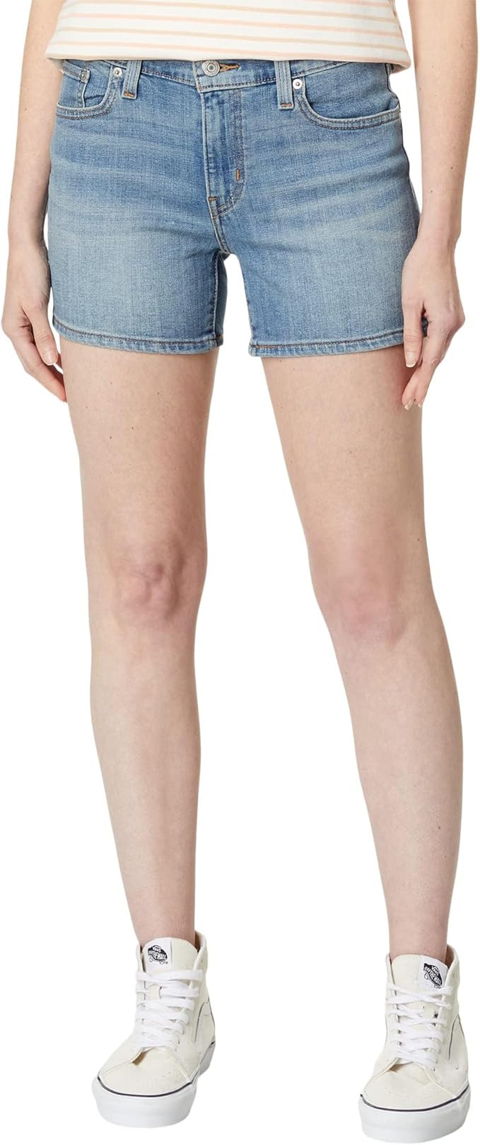 Levi's Women's Mid Length Shorts | Amazon (US)