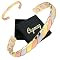 Copper Bracelets for Women 99% Pure Copper Bracelet Cuff Bangle Strength Magnets Adjustable Coppe... | Amazon (US)