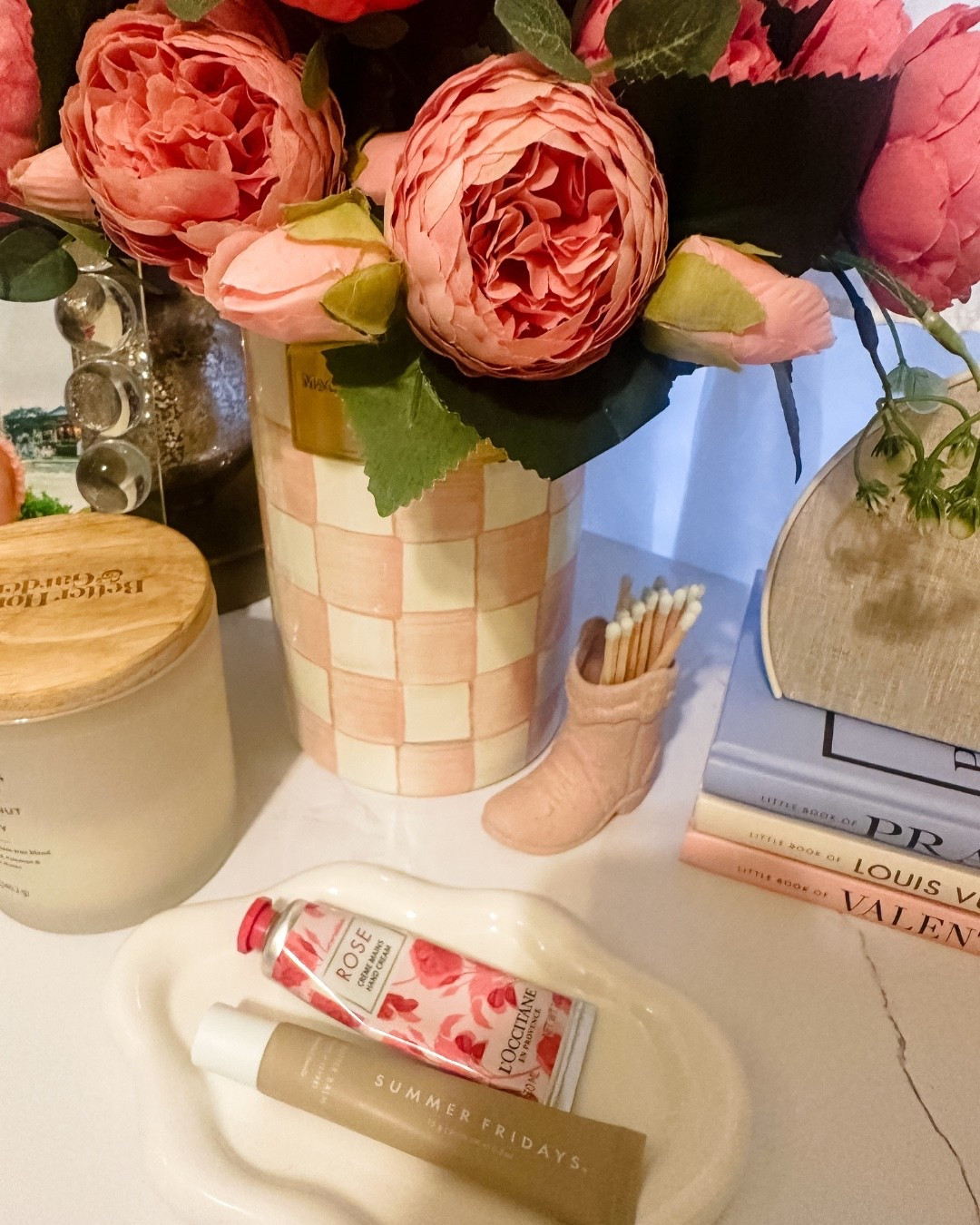 Current beside decor🩷✨

Mackenzie Childs, Walmart, Amazon, and Summer Fridays

#LTKHome