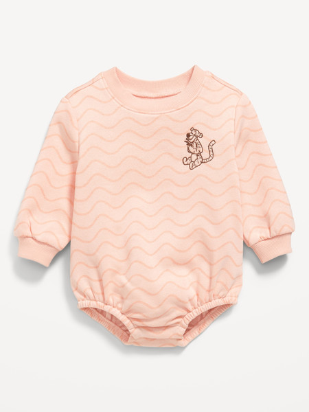 Disney© Long-Sleeve Fleece One-Piece Romper for Baby | Old Navy | Old Navy (US)
