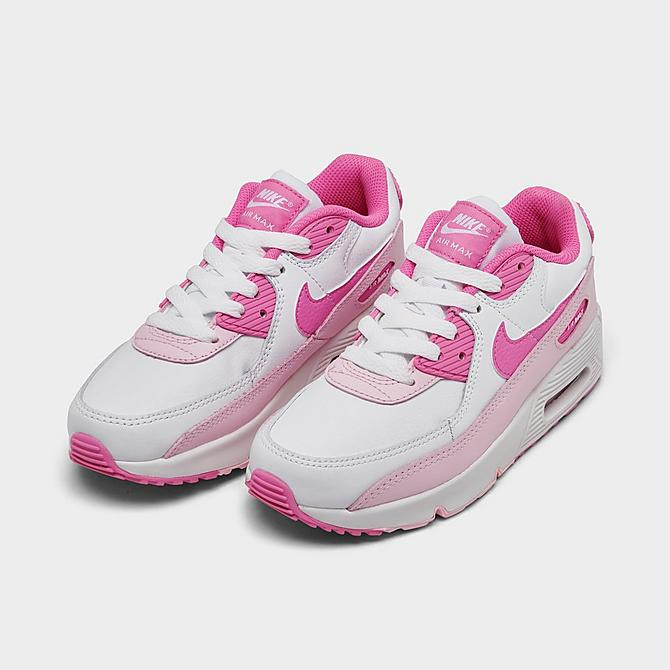 Girls' Little Kids' Nike Air Max 90 Leather Casual Shoes | JD Sports (US)