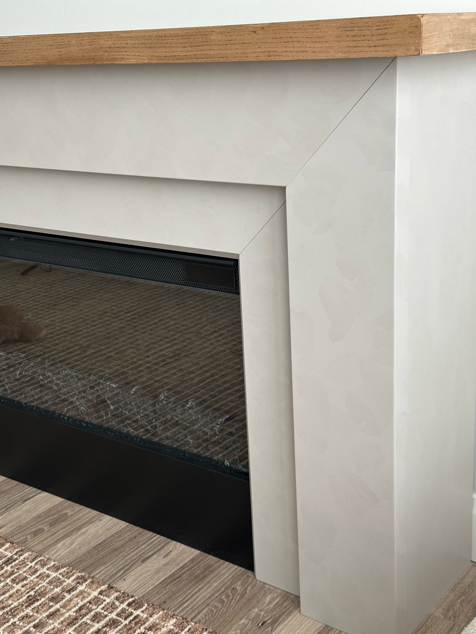 Our electric fireplace! 

#LTKHome