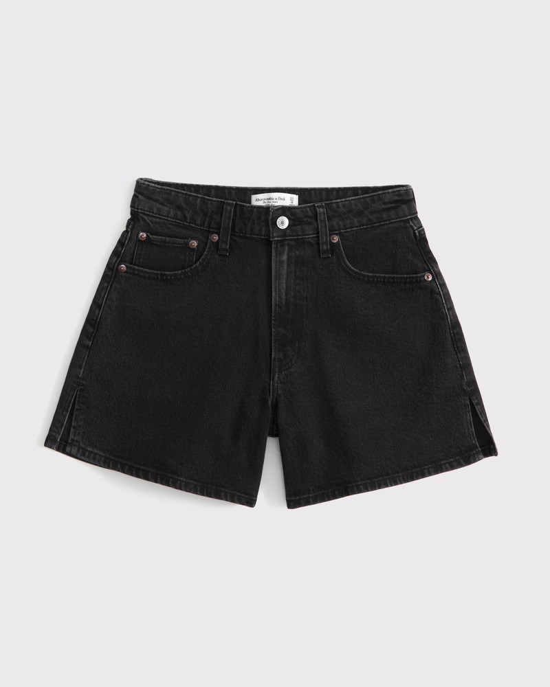 Curve Love High Rise Dad Short | Abercrombie & Fitch (US)