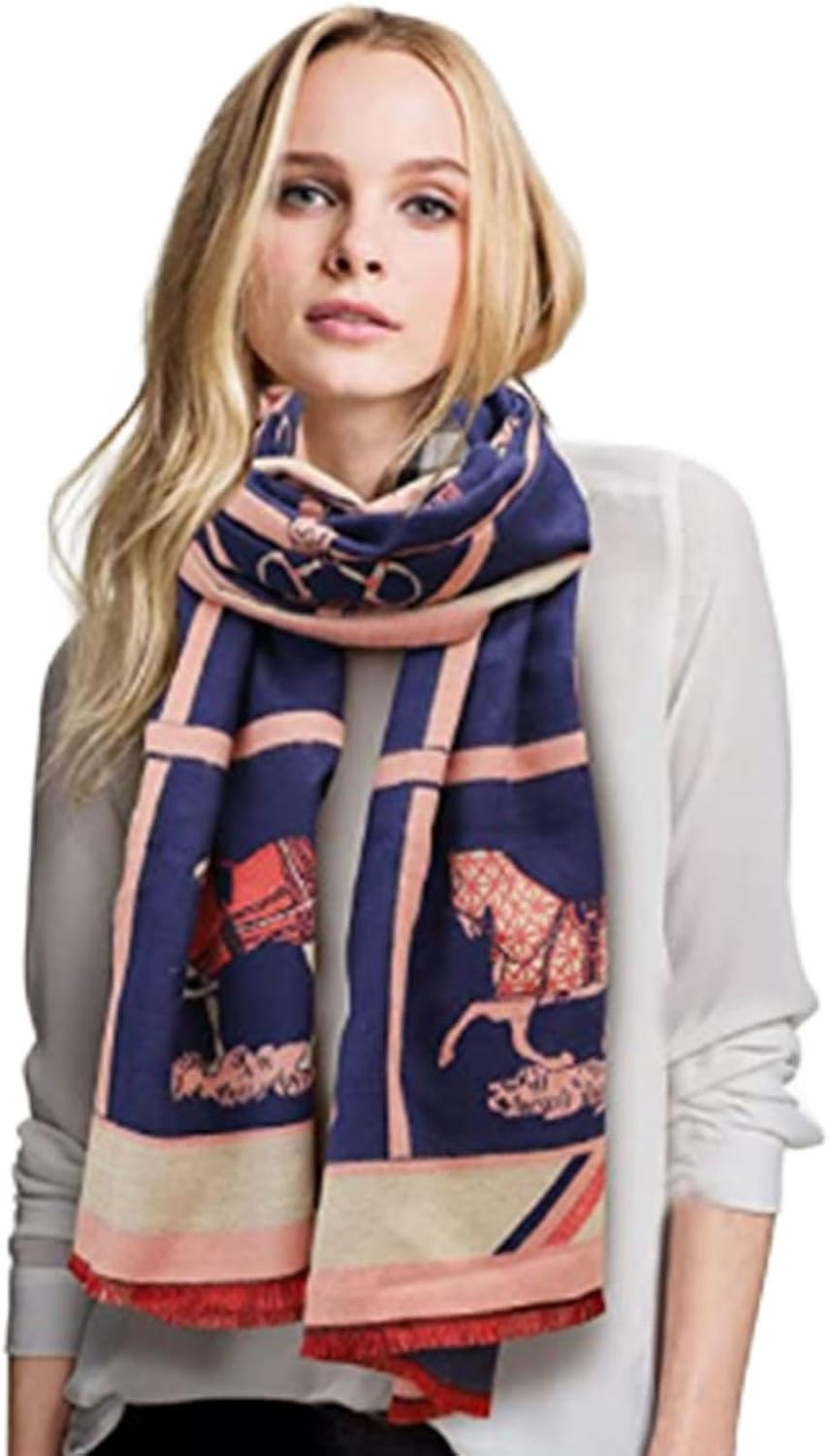 EXTREE Scarfs for Women Pashmina Silky Shawl Wrap for Evening Dressing Blanket Open Front Poncho Cape | Amazon (US)