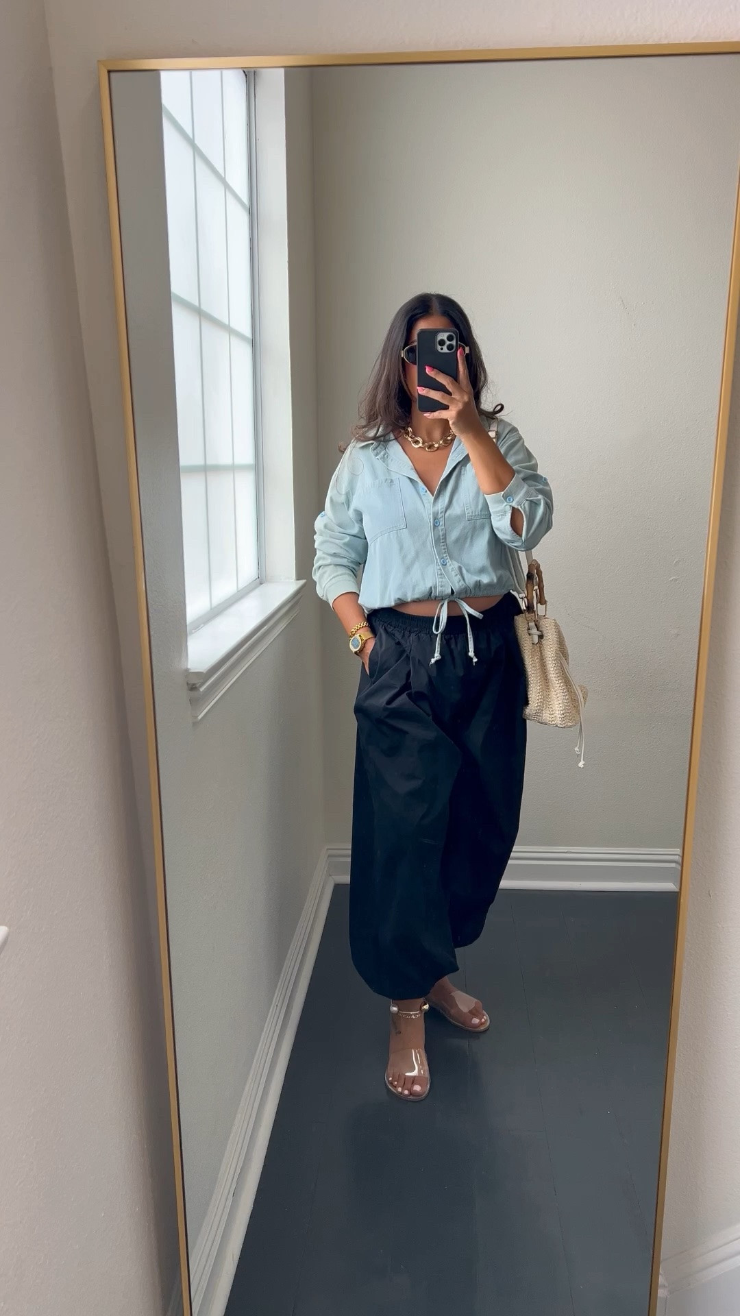 Super cute and easy outfit - balloon pants and me 🤝 had this denim top since last year, always one of my faves

#LTKootd #LTKMidsize #LTKgrwm