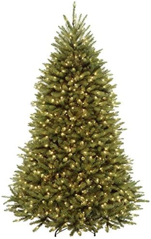 National Tree Company 7.5 ft Pre-Lit Dunhill Fir Artificial Christmas Tree, 700 LED Lights, 2,514... | Amazon (US)