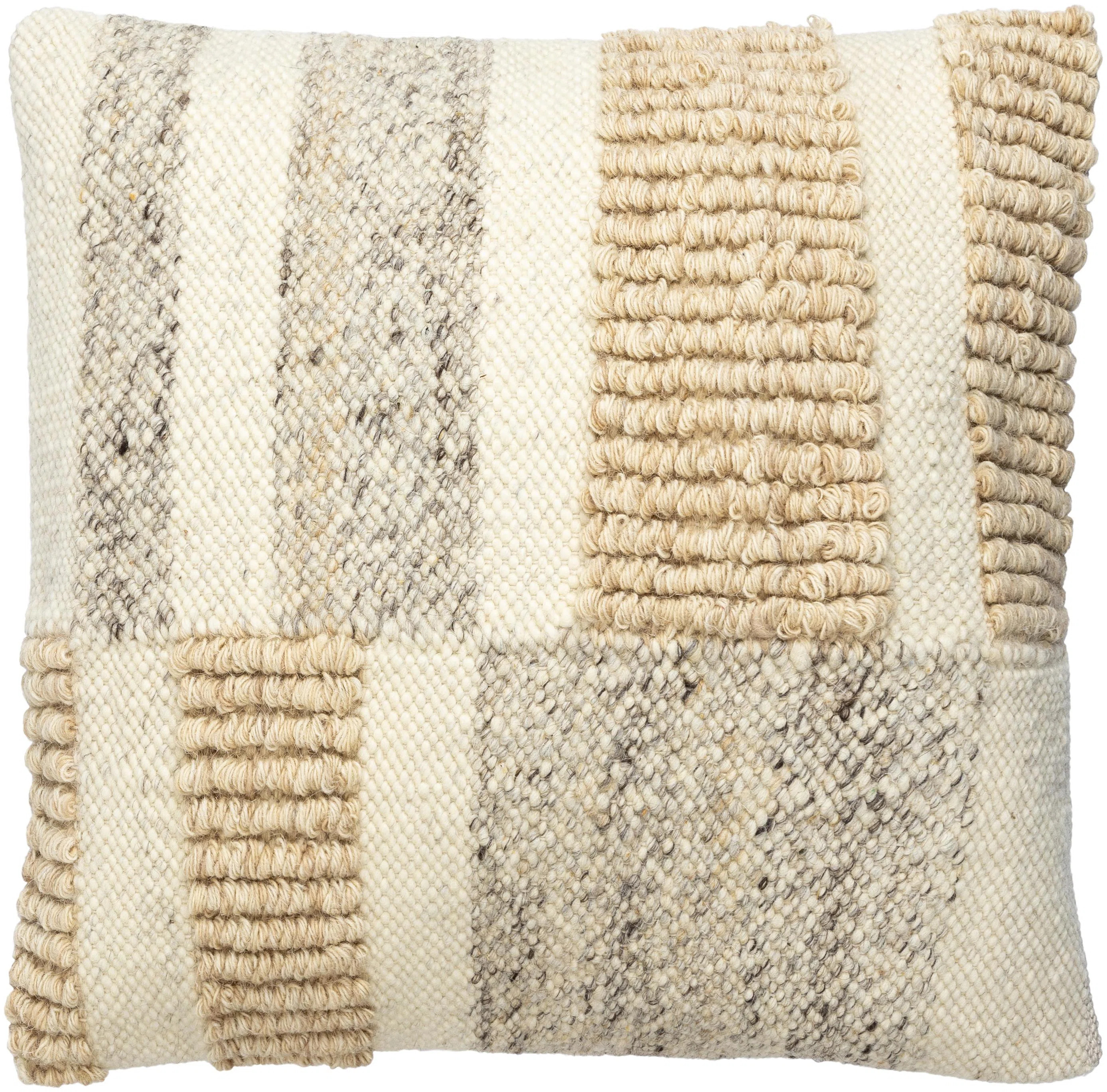 Sand Dunes Striped Wool Pillow Cover | Joss & Main