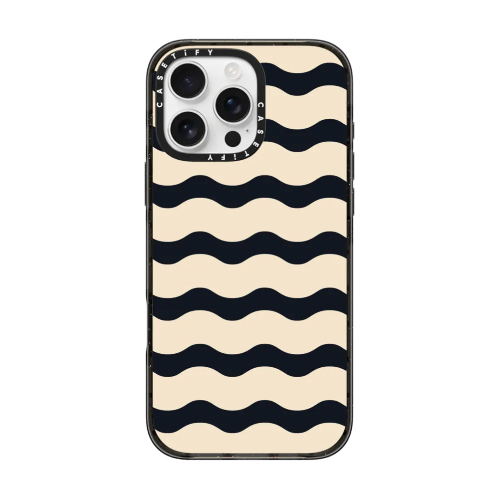 Black And White Wavy Stripe | Casetify