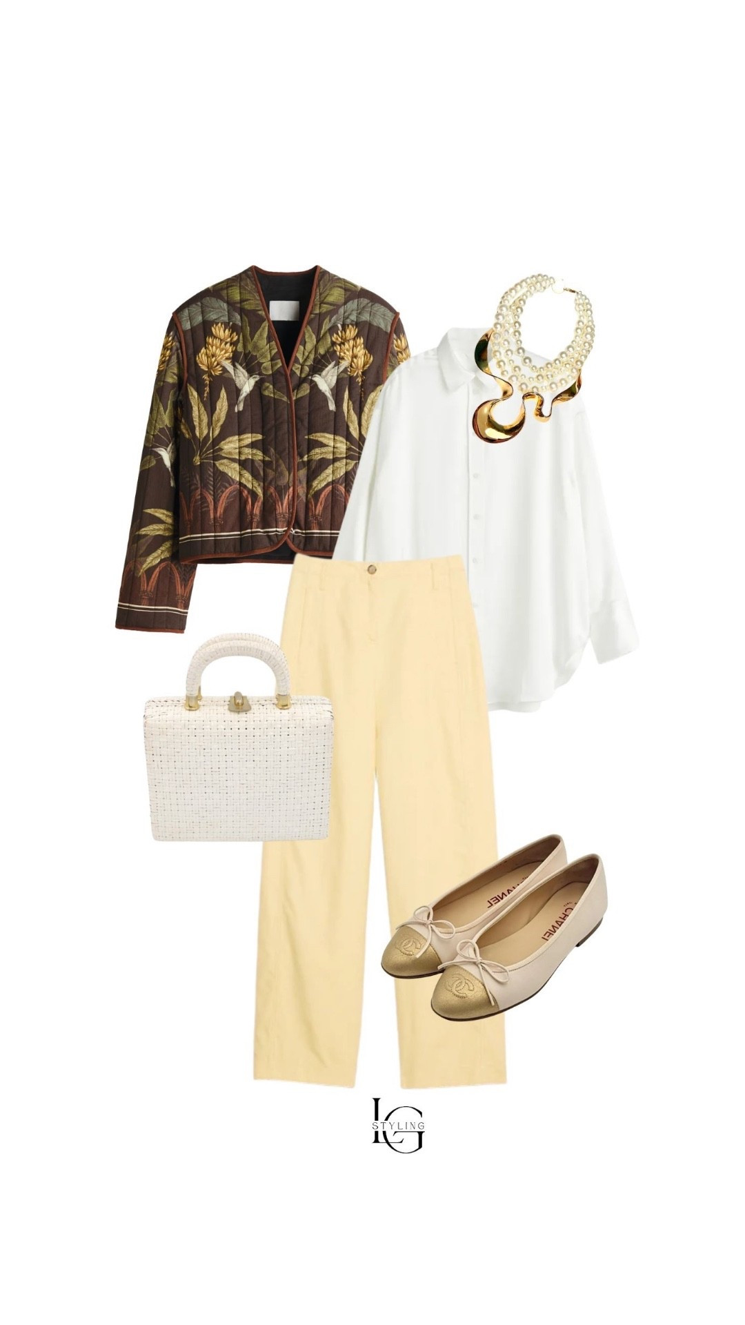 Spring neutrals done right 🤍✨
A crisp white blouse paired with soft butter yellow trousers creates a fresh, polished base—layered with a statement jacket to bring in texture and depth. Finished with a bold necklace and classic ballet flats for that effortless elevated feel.

#LTKSpring #LTKStyle #NeutralStyle #SpringOutfits #ChicStyle #ClassicWithATwist #EverydayStyle #PersonalStylist #CapsuleWardrobe #EffortlessStyle


#LTKSeasonal #LTKootd