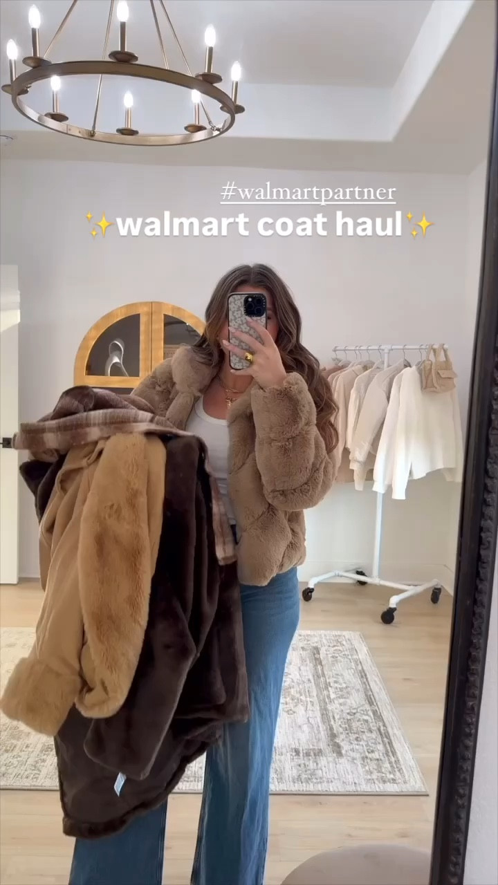WALMART COAT HAUL🧥 comment SHOP for links🔗 #walmartpartner see more @walmartfashion coats linked below. Wearing everything in a size small ✨ #walmartfashion