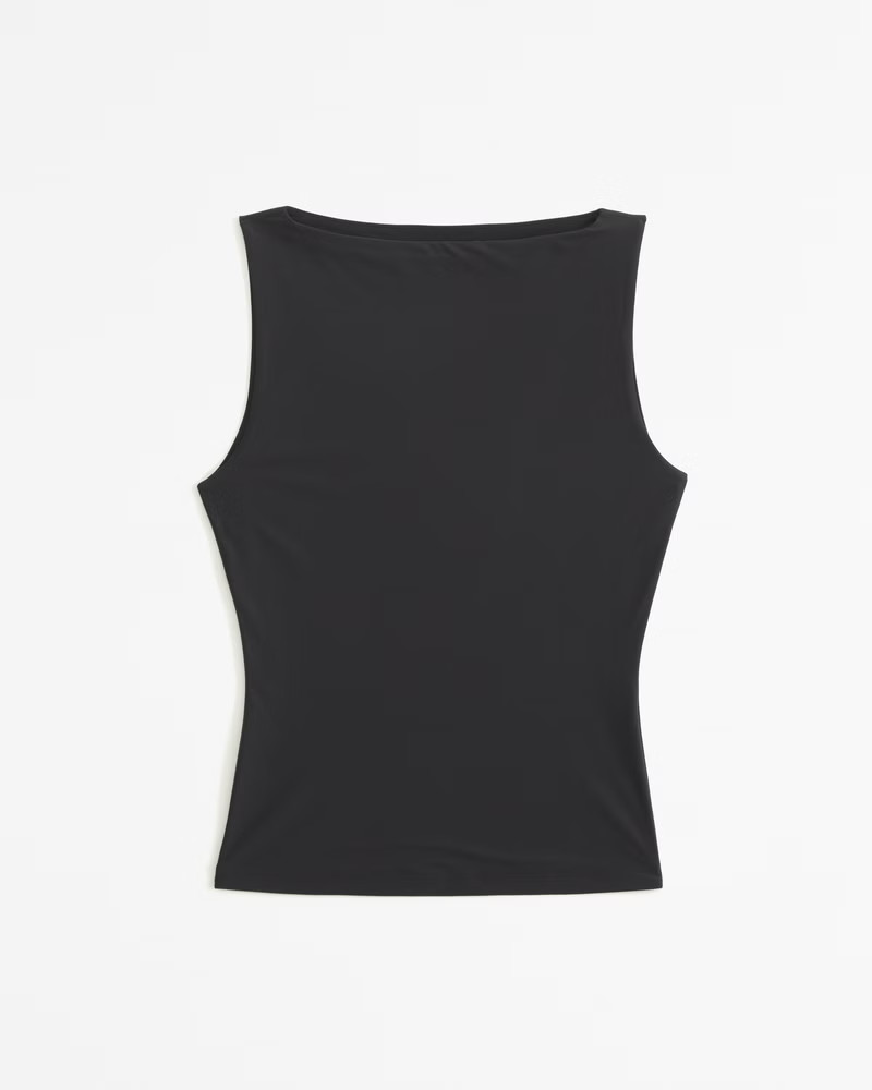 Soft Matte Seamless Slash Top | Abercrombie & Fitch (US)