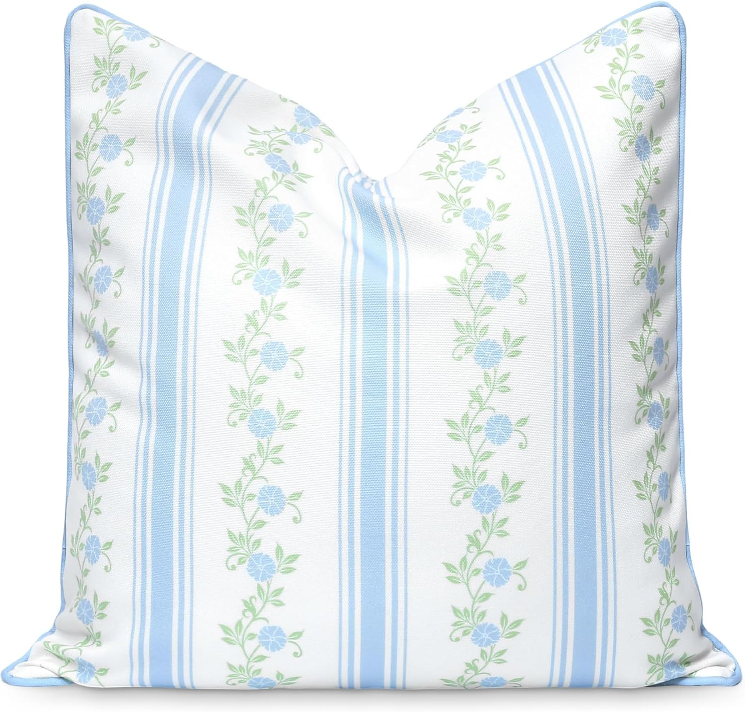 Hofdeco Premium Coastal Patio Indoor Outdoor Throw Pillow Cover Only, 20"x20" Water Repellent for... | Amazon (US)