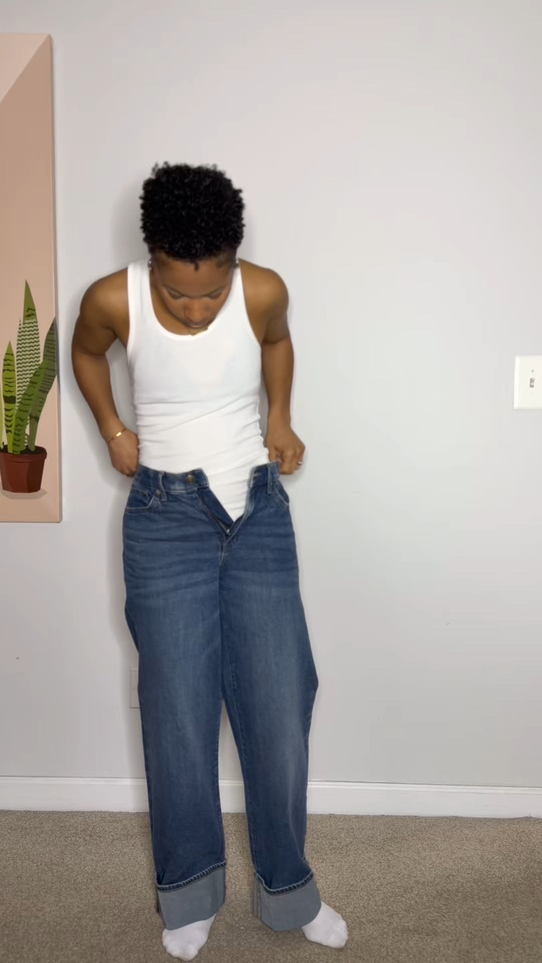 Styling my half zip with my favorite jeans from Express! 

Wearing a size 4 in the jeans and a medium in the half said. I’m 5’4” and 140 lbs. 

#LTKdayinmylife #LTKootd #LTKActive