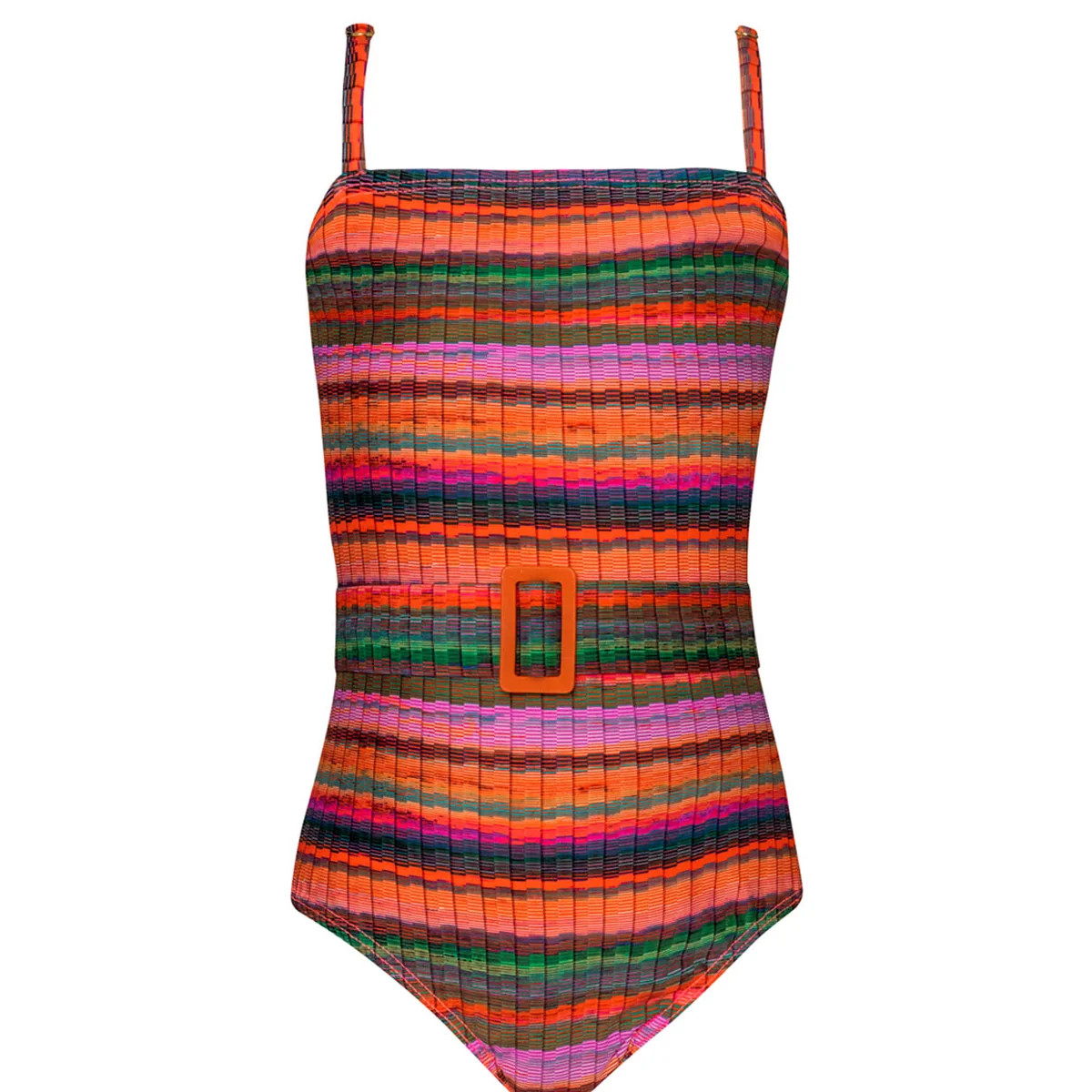 Kids Jetty Stripe Brixton Belted One Piece | PQ Swim | PQ Swim