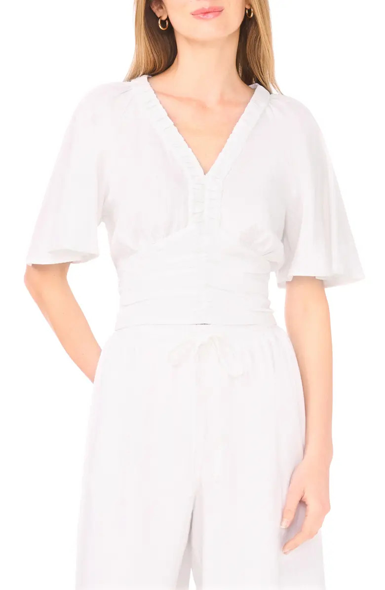 Ruched V-Neck Top | Nordstrom Rack