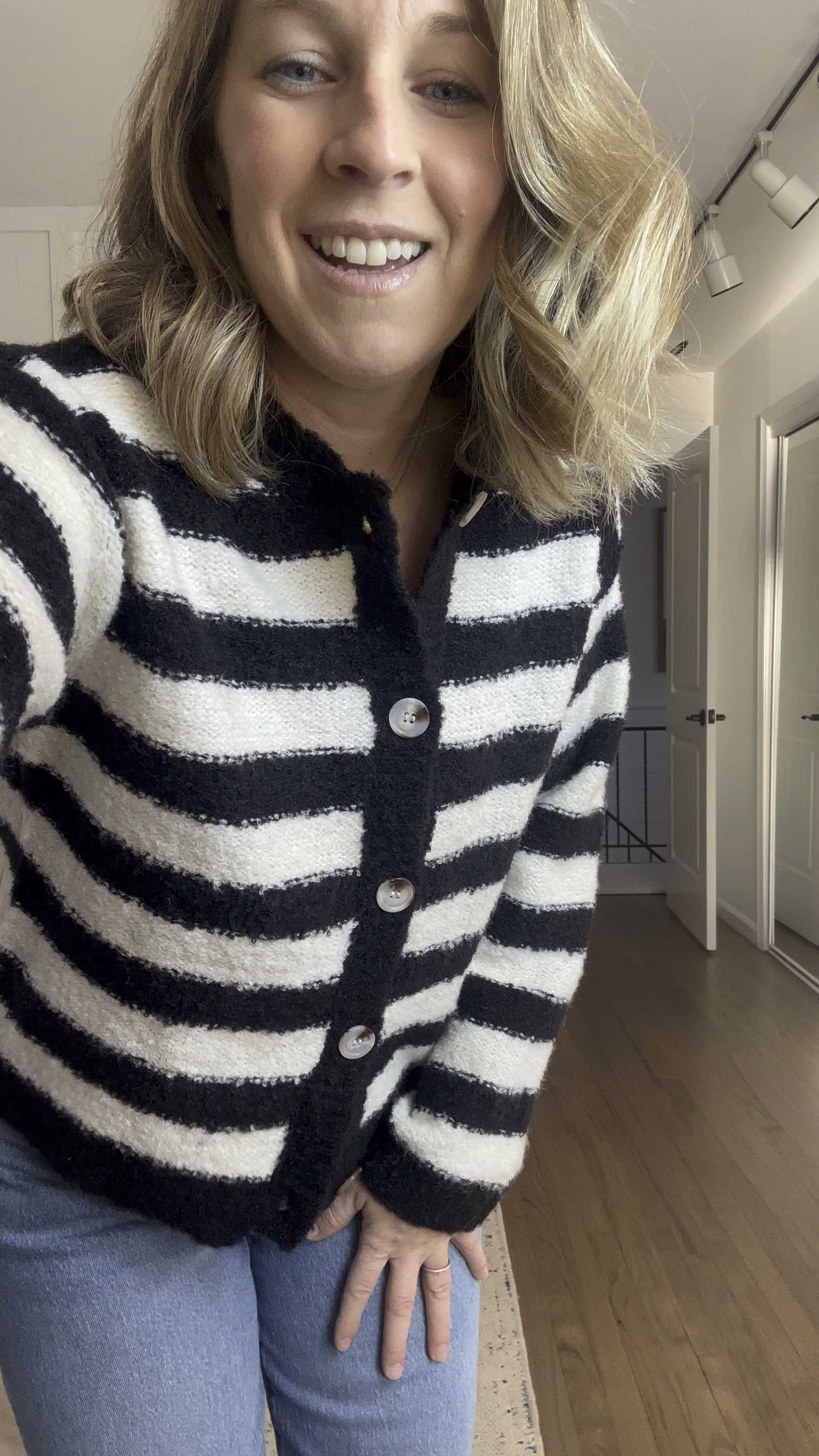 And it’s under $20 right now!!! 
Size medium; softest everrrrrrr
Wear it alone or as an open cardi/layer
Jeans are a size down and I linked similar in case these are out in your size. 
I’m in a 28 regular. Great cuffed too  

#LTKStyleTip #LTKFindsUnder50 #LTKWorkwear