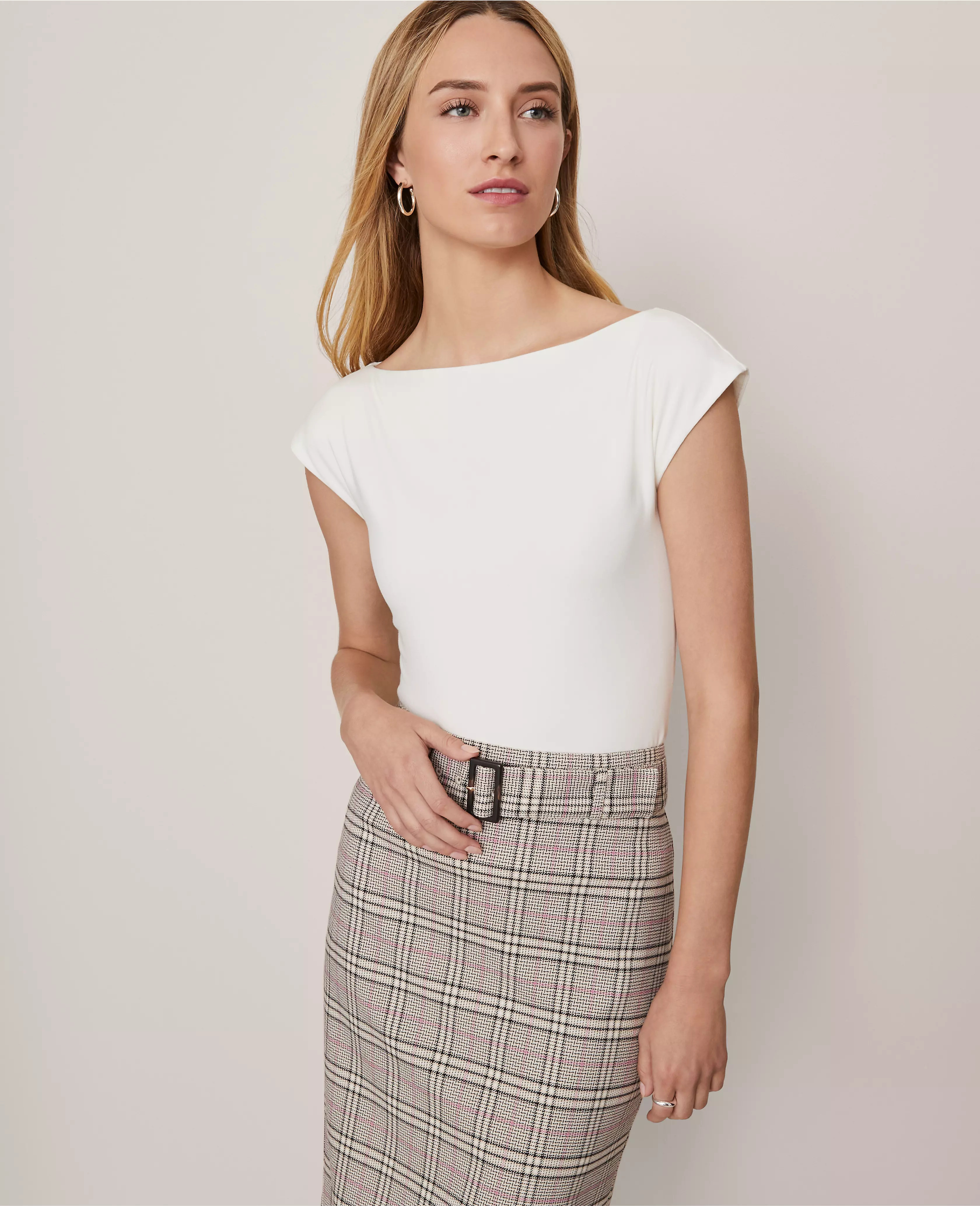 Sleeveless Boatneck Top | Ann Taylor