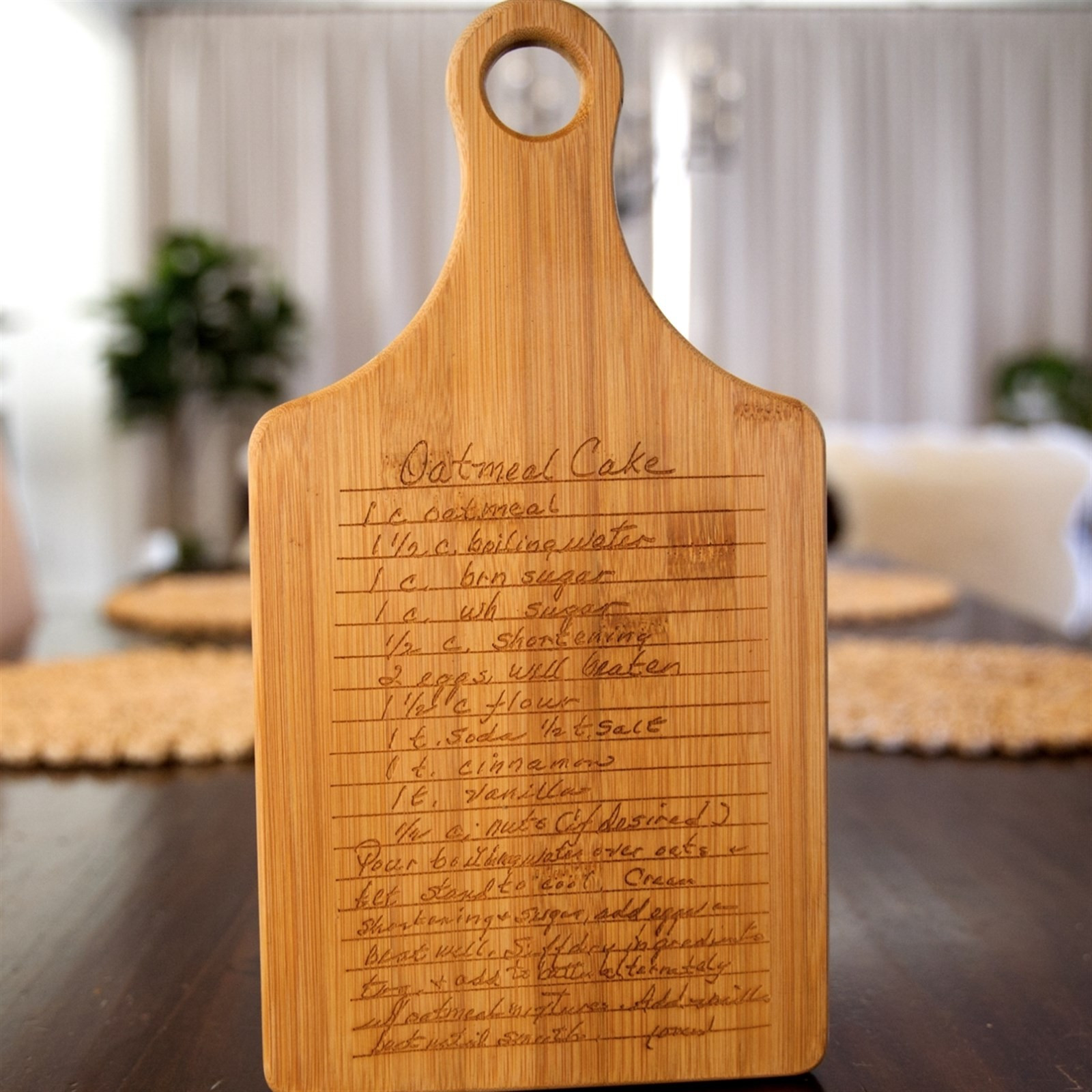 Custom Handwritten Recipe Cutting Board | Jane