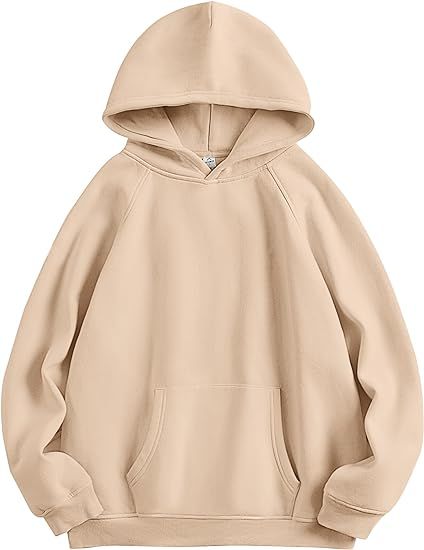 ANRABESS Women Hoodies Fleece Oversized Sweatshirt Casual Basic Long Sleeve Athletic Workout Pull... | Amazon (US)