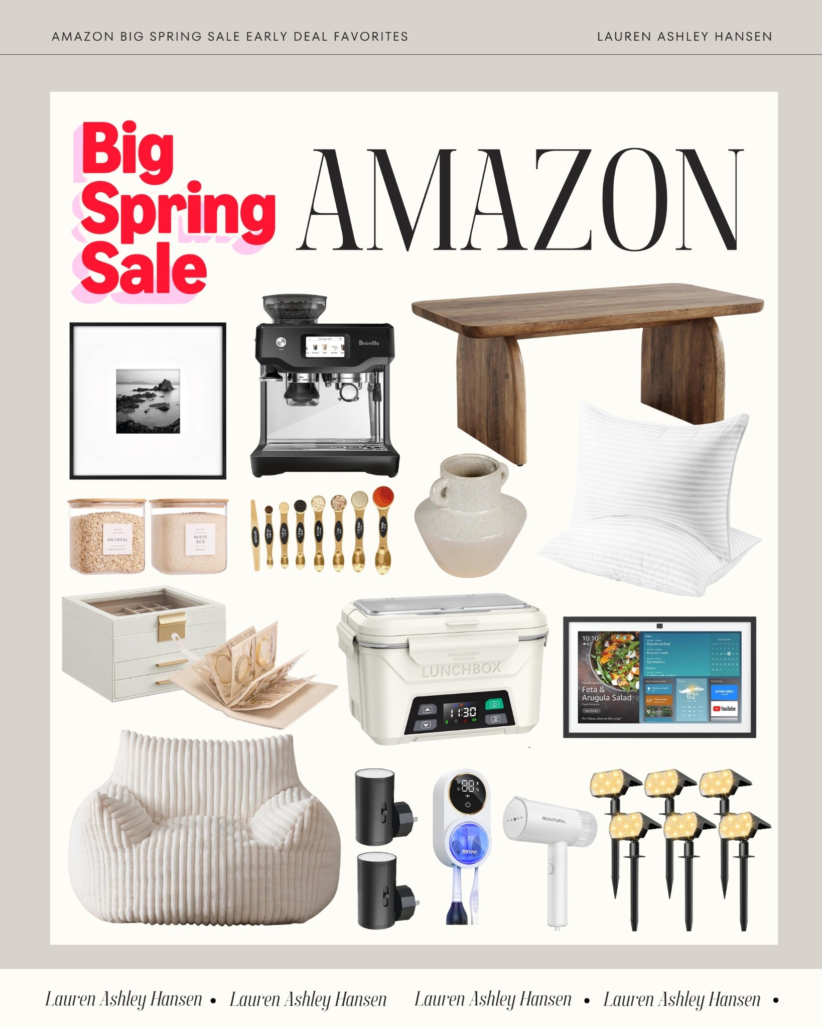 The Amazon Big Spring Sale is almost here! There are tons of favorites already marked down that you can shop right now. Early deals on my espresso machine, my nightlights, the best pillows, picture frames, kitchen storage, and so much more! 

#LTKHome #LTKSaleAlert