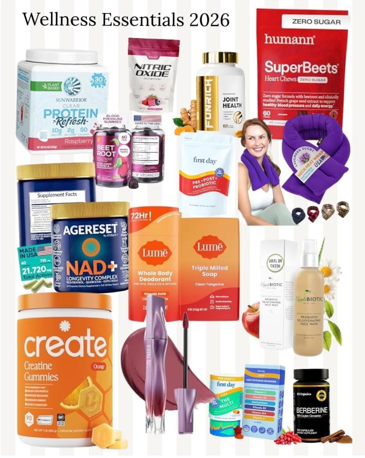 Not everything here is viral… but everything here WORKS 👀

This is what I’ve been actually using for:
energy, circulation, skin, and daily balance — without 10-step routines.

A mix of beet root, nitric oxide support, NAD+, collagen + simple skincare that fits into real life.
If you’re tired of overcomplicated routines… this is your sign to simplify

#LTKselfcare #LTKmomlife #LTKOver40