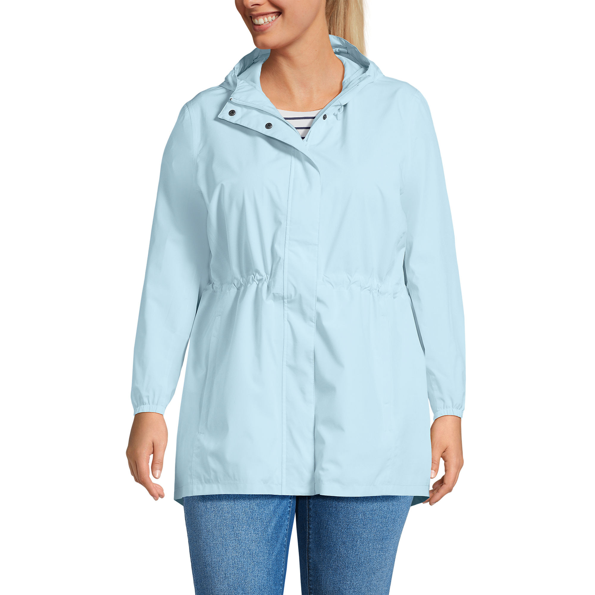 Squall Packable Waterproof Raincoat | Lands' End (US)