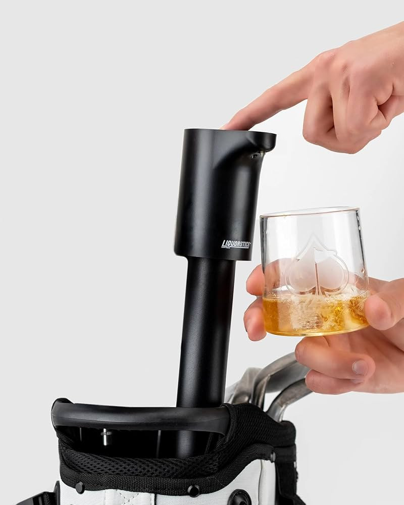 Pins & Aces Golf LiquorStick - Electric Drink Dispenser, Rechargeable, Stainless Steel - Holds Up... | Amazon (US)