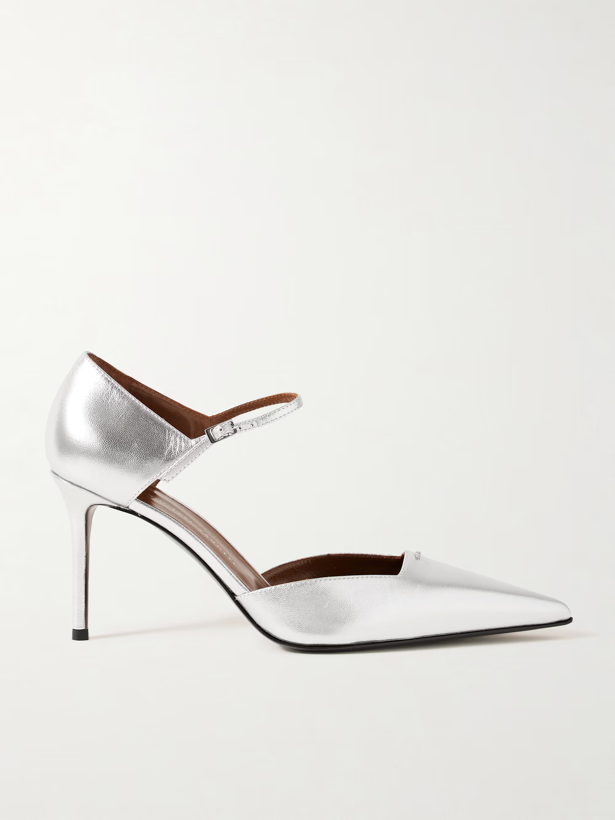 Mizuki crystal-embellished metallic leather pumps | NET-A-PORTER (UK & EU)