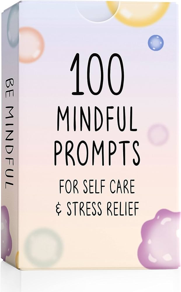 BEST 100 Mindful Prompts for Self Care & Stress Relief | Cards to Reduce Anxiety & Increase Relax... | Amazon (US)