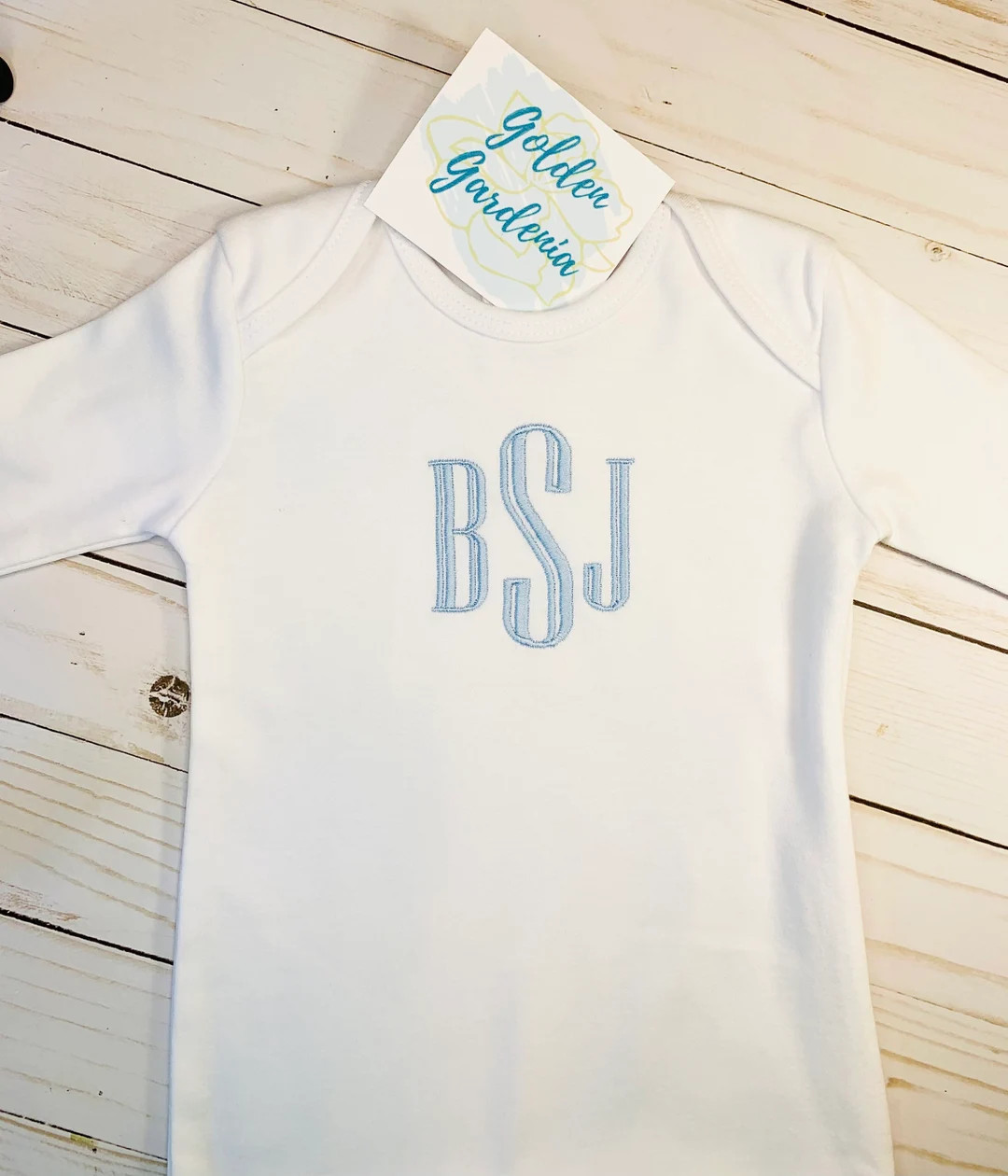 Monogrammed Baby Boy Gown | Etsy (US)