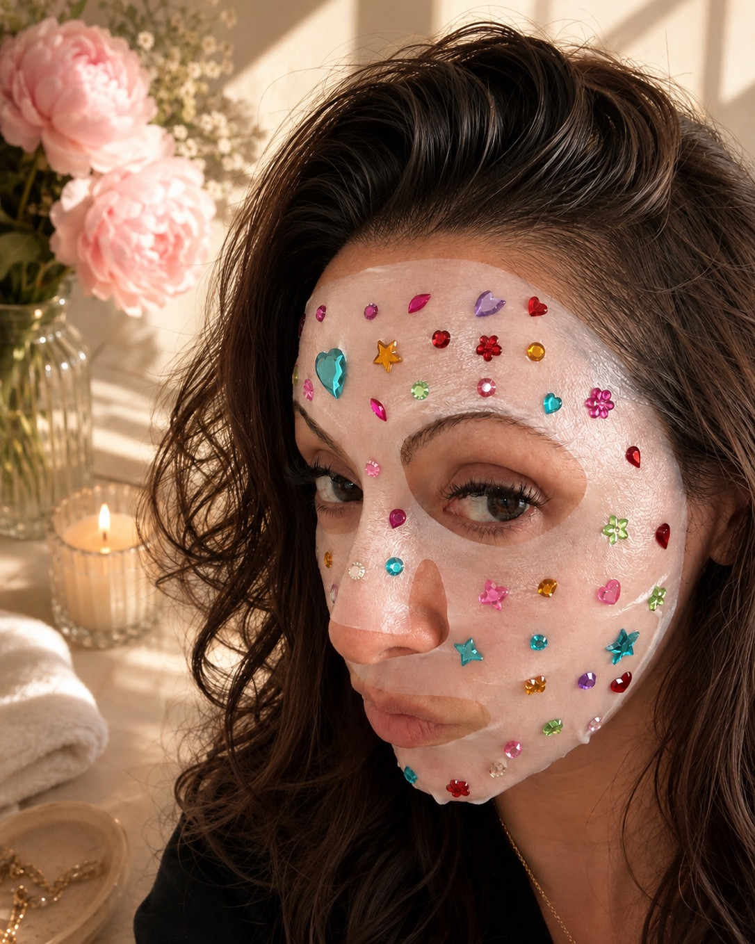 Laugh all you want 😂 THIS is self-care when you have kids.

Sofia put the mask on, Nathan bedazzled me with rhinestones until he stopped being scared of my face. 💎😂

Mask https://amzn.to/4qM0FWV

Saw these masks ALL over my feed for months, finally caved and annoyingly, they’re AMAZING. ✨

Motherhood. If you can’t get 20 minutes alone, make them part of the spa. 😂

#MomLife #MomHumor #SelfCare #Skincare #BeautyFinds