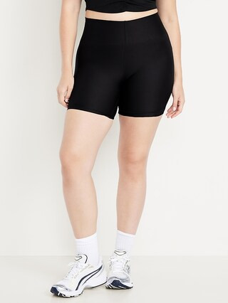 Extra High-Waisted PowerSoft Sculpt Biker Shorts -- 6-inch inseam | Old Navy (US)