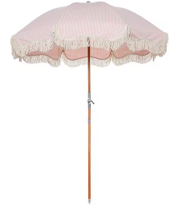 Lauren's Pink Stripe Premium Beach Umbrella | Dillards