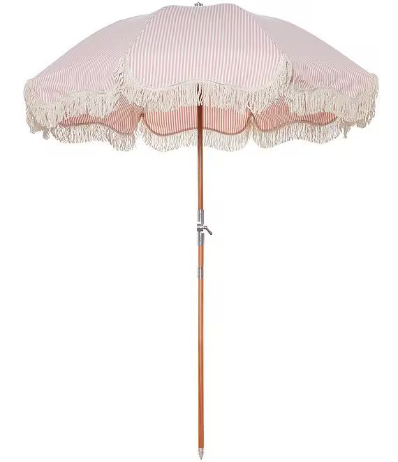 business & pleasure Lauren's Pink Stripe Premium Beach Umbrella | Dillard's | Dillards