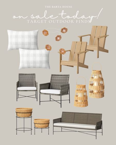 Target outdoor patio on sale!

#LTKhome #LTKsalealert