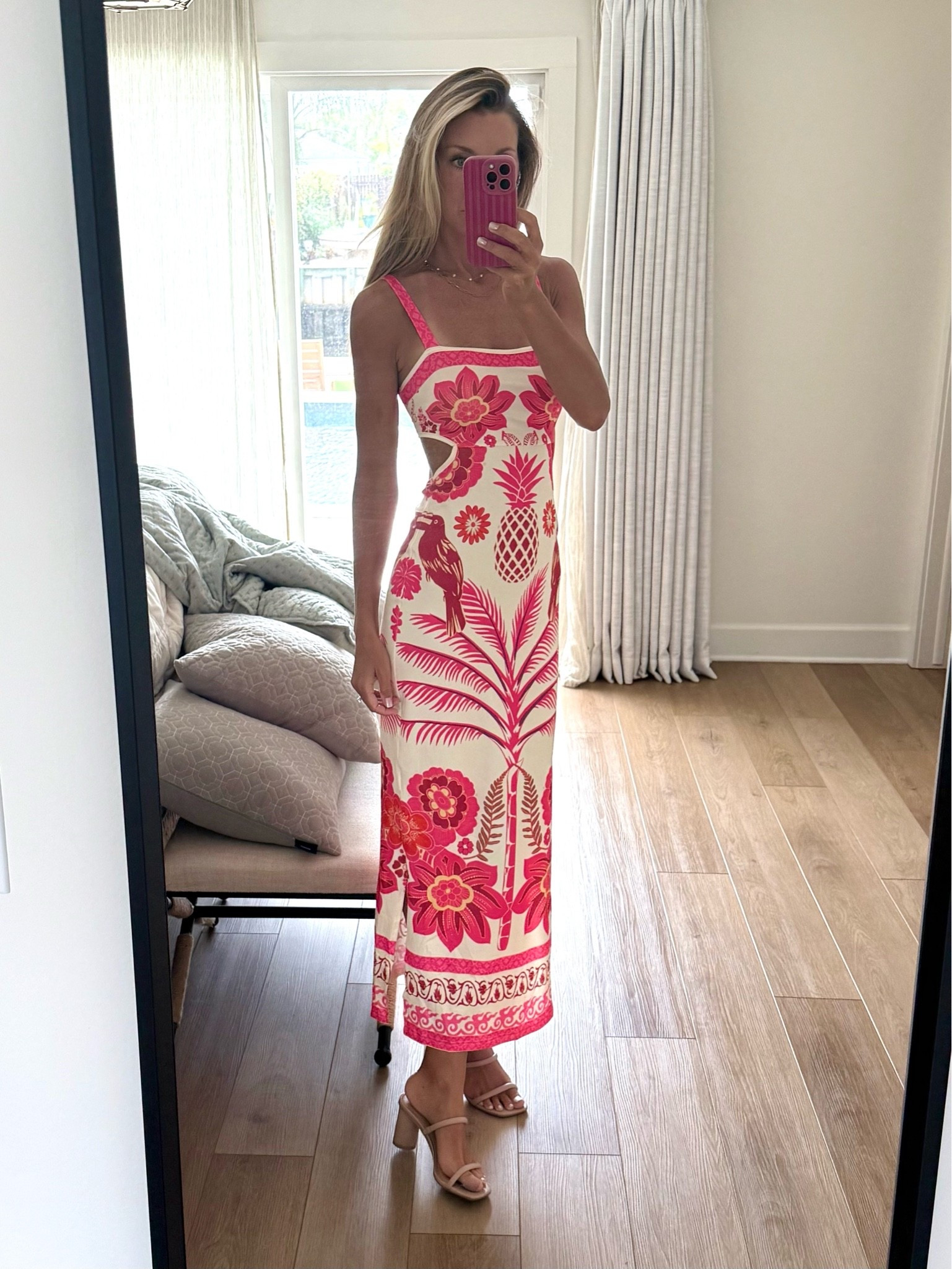 Dress options heading into my birthday weekend! 
Tropical floral vacation dress resort wear beach vacay dress pink cut out backless tie back maxi dress

#LTKTall #LTKSaleAlert #LTKHome