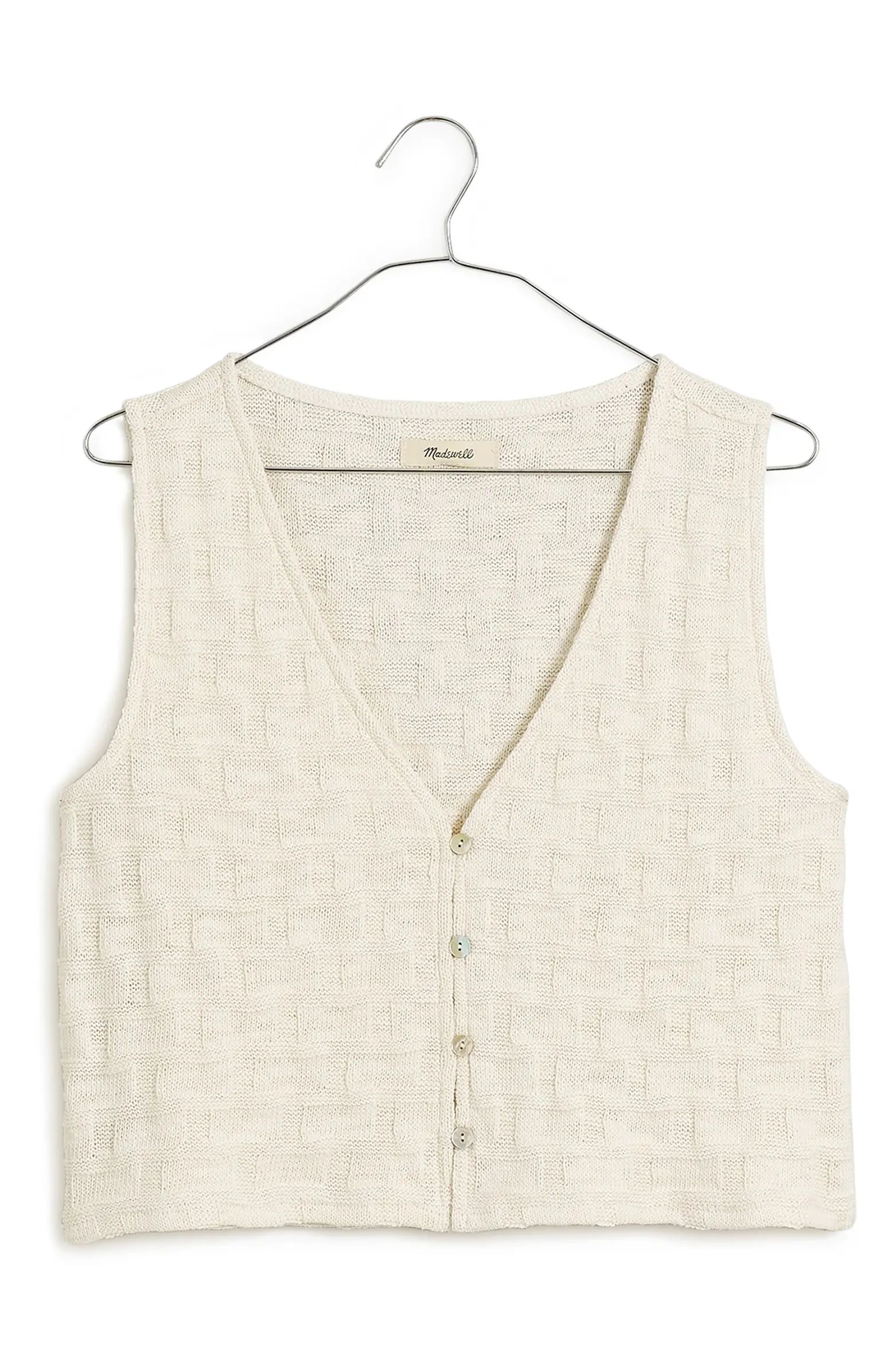 Basket Stitch Vest | Nordstrom