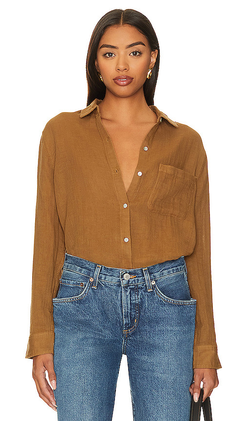 Ellis Top in Toasted Coconut | Revolve Clothing (Global)