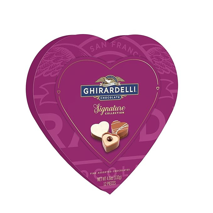 GHIRARDELLI Valentine’s Day Signature Praline Collection, 4.6 oz – Assorted Chocolate Praline... | Amazon (US)
