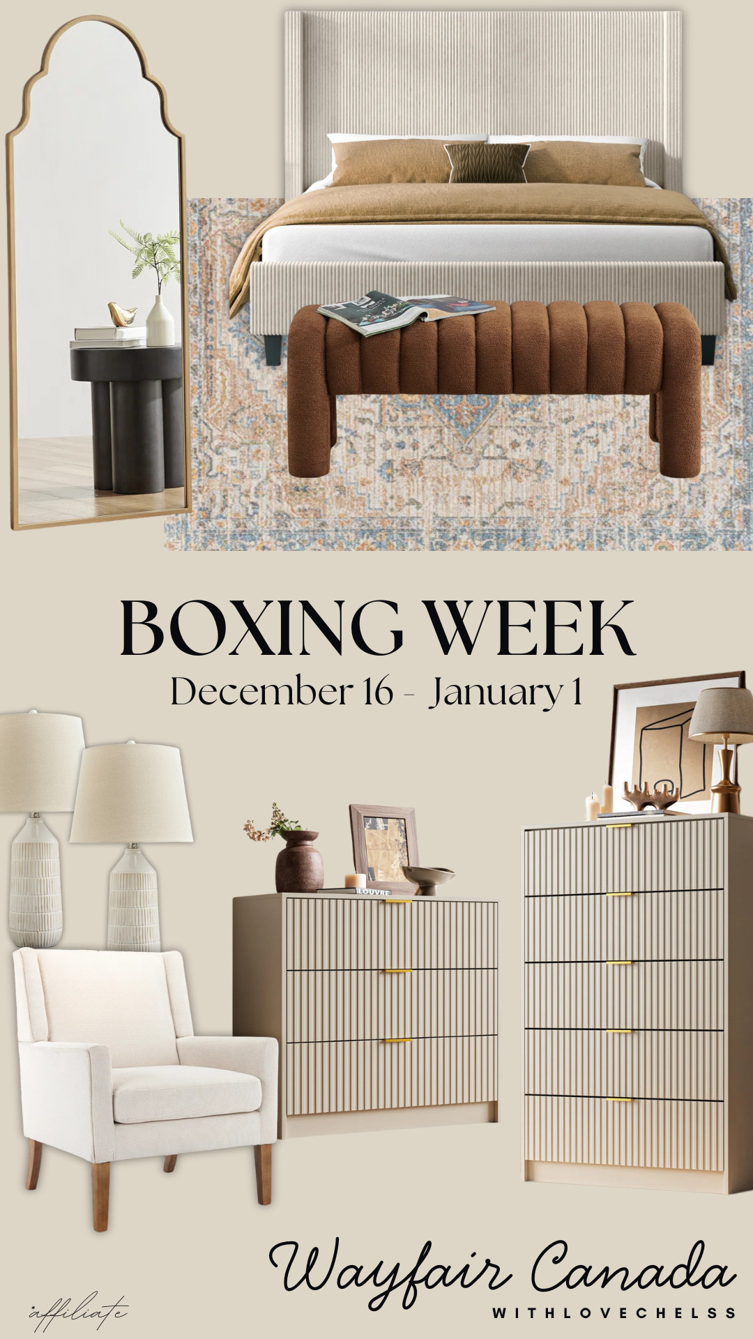 @wayfaircanada

Boxing Week!

Up to 70% off and fast shipping

December 16th 2025 - January 1st 2026

#LTKboxingweek 
#wayfaircahome
#wayfaircapartner

 

#LTKsale #LTKcanada #LTKhome
