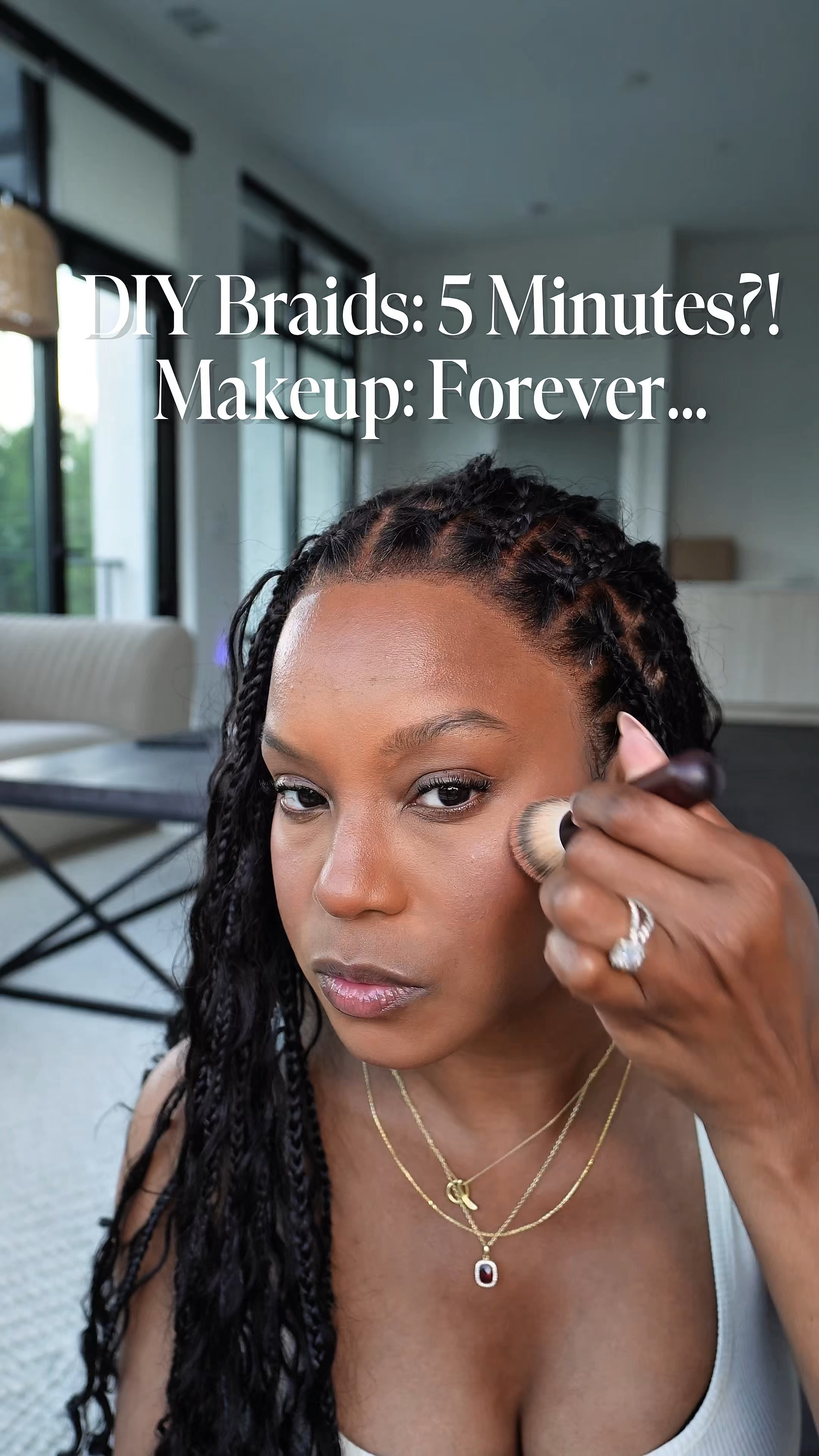 My
Face took longer than my hair?!  #grwm #makeup #hair #protectivestyle #braids #braidedwigs
#hairstyle

#LTKBeauty #LTKStyleTip #LTKSummerEdit