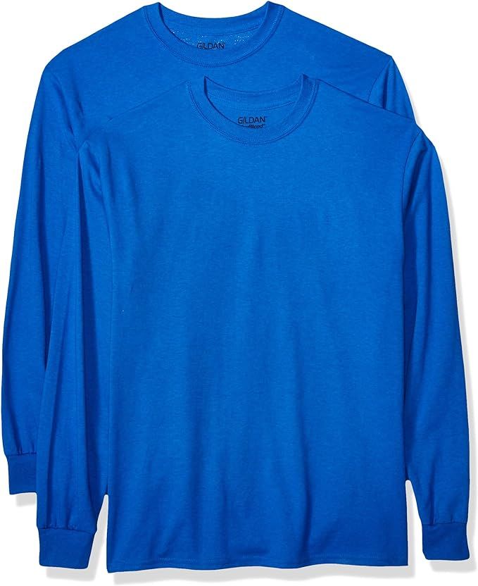 Gildan Men's DryBlend Long Sleeve T-Shirt, Style G8400, 2-Pack | Amazon (US)