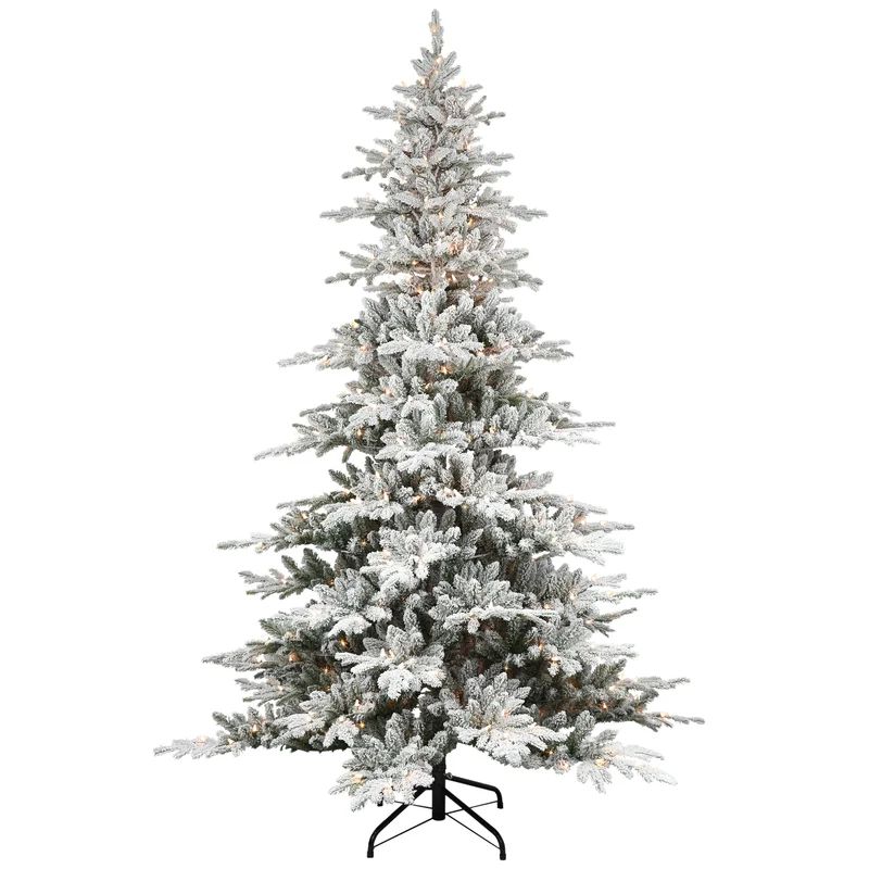 7.5' Lighted Artificial Pine Christmas Tree | Wayfair North America