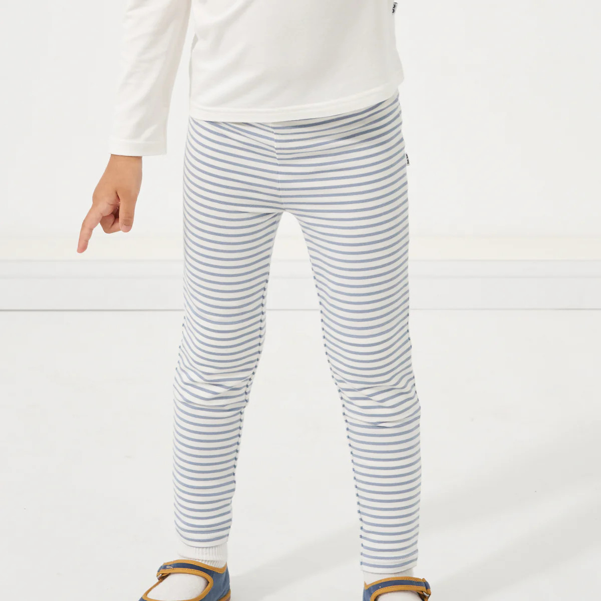 Fog Stripes Legging | Little Sleepies