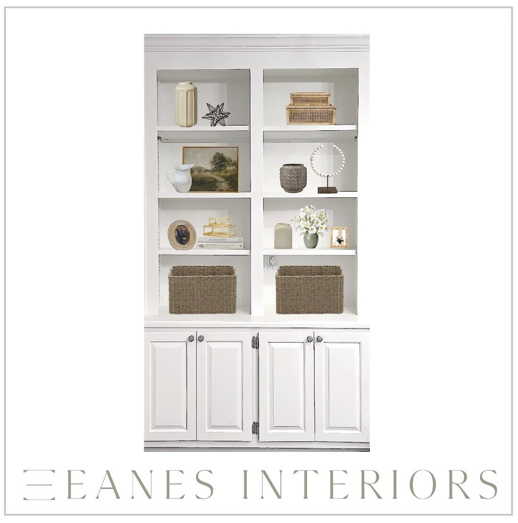 Shelf styling 

#shelfdecor #homeaccessories #shelfaccessories #vase #framedart #budgetart #wovenbasket 