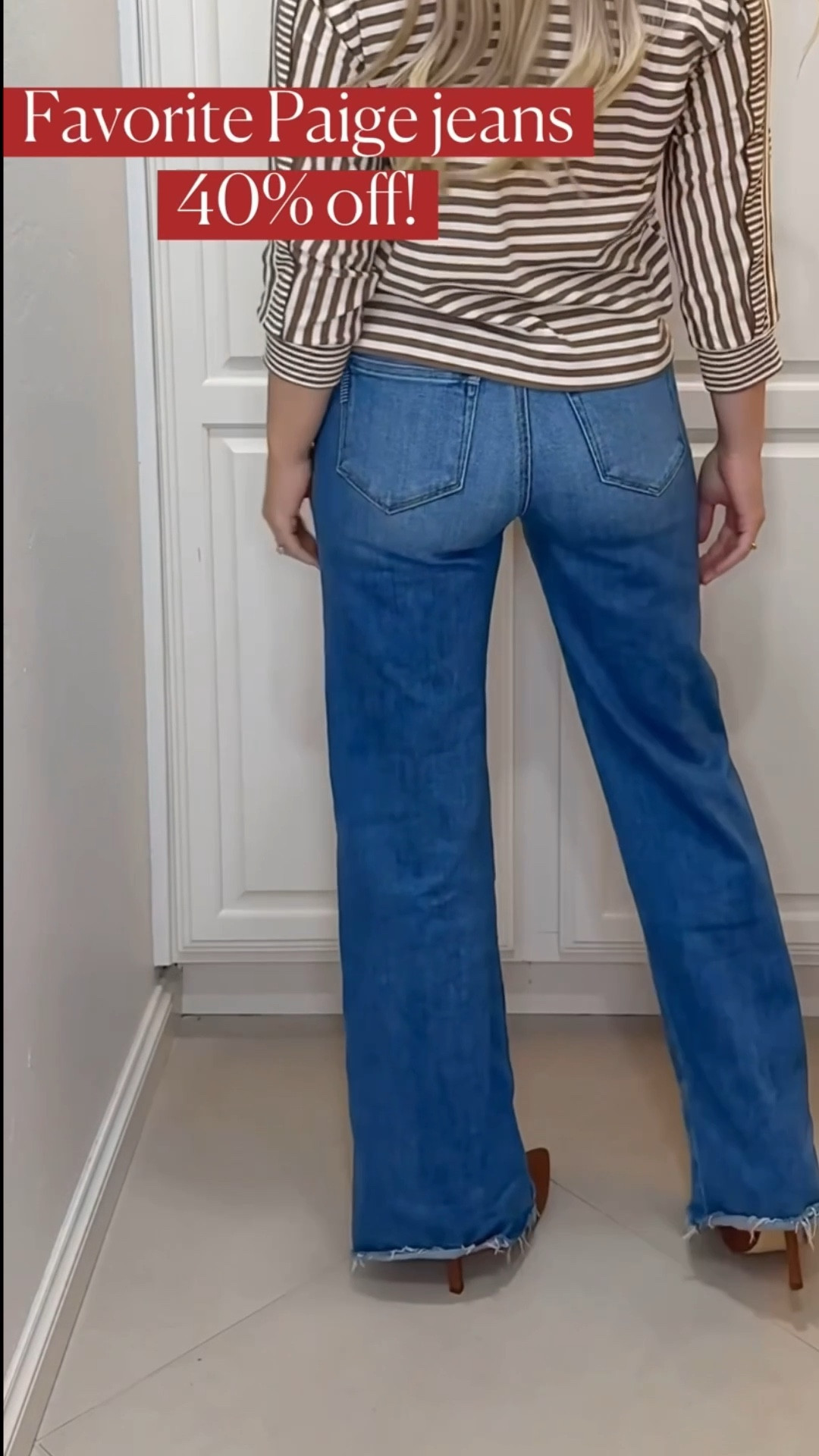 Anessa jeans (the perfect soft, comfortable, wide leg jeans) so flattering too!
Paige jeans 

#LTKOver40 #LTKSeasonal #LTKSaleAlert