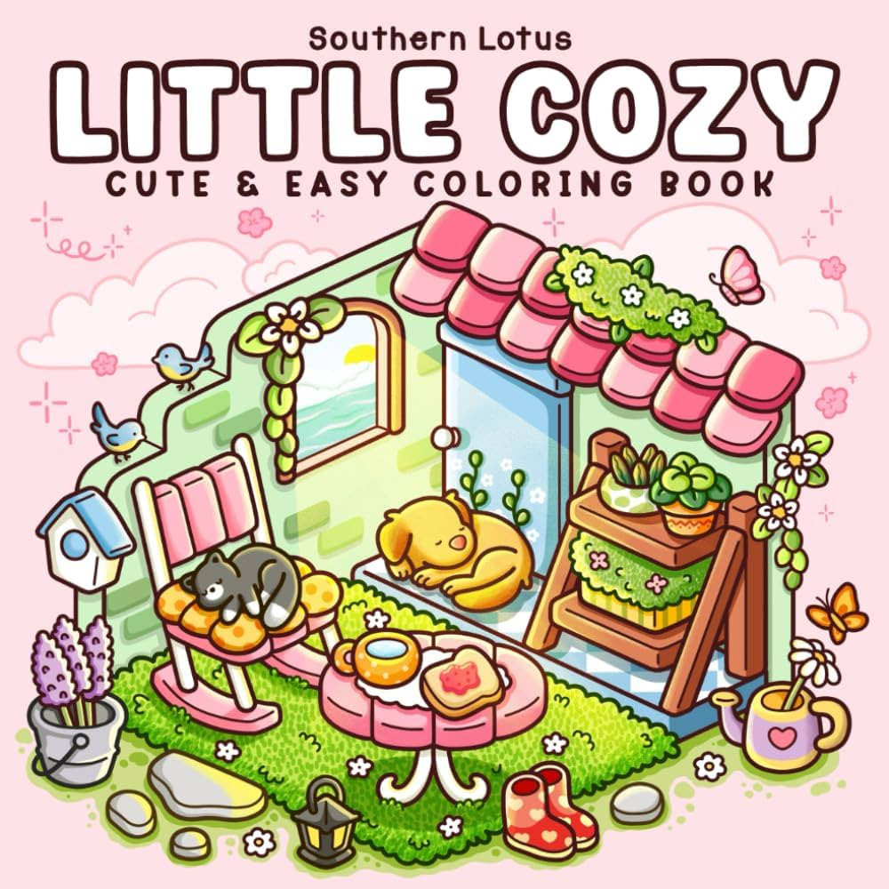 Amazon.com: Little Cozy: Coloring Book for Adults and Teens Featuring Hygge Corners and Pocket Sp... | Amazon (US)