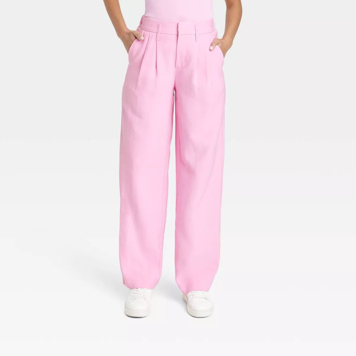 Women's High-Rise Straight Trousers - A New Day™ | Target