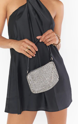 Eternity Rhinestone Bag ~ Black & Rhinestone | Show Me Your Mumu